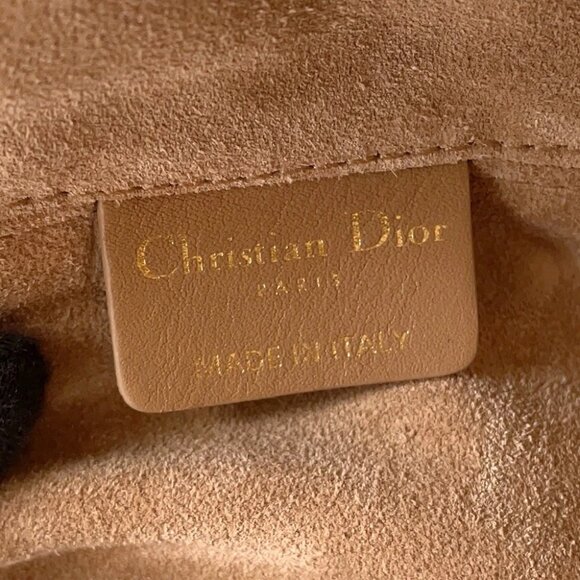 Dior TouJules Macrocannage Handbag Size Medium Calf Leather Tan M2821OSHJ - Picture 4 of 14